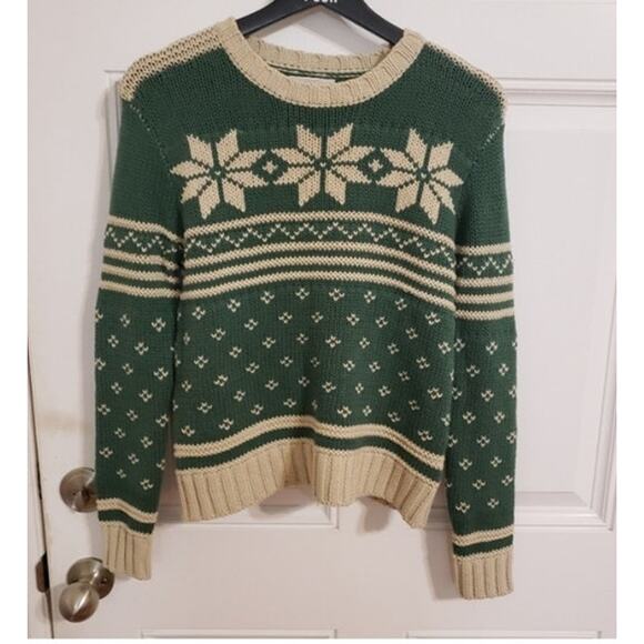 Urban Outfitters Fair Isle Snowflake Sweater NWT Size XS - Picture 3 of 10